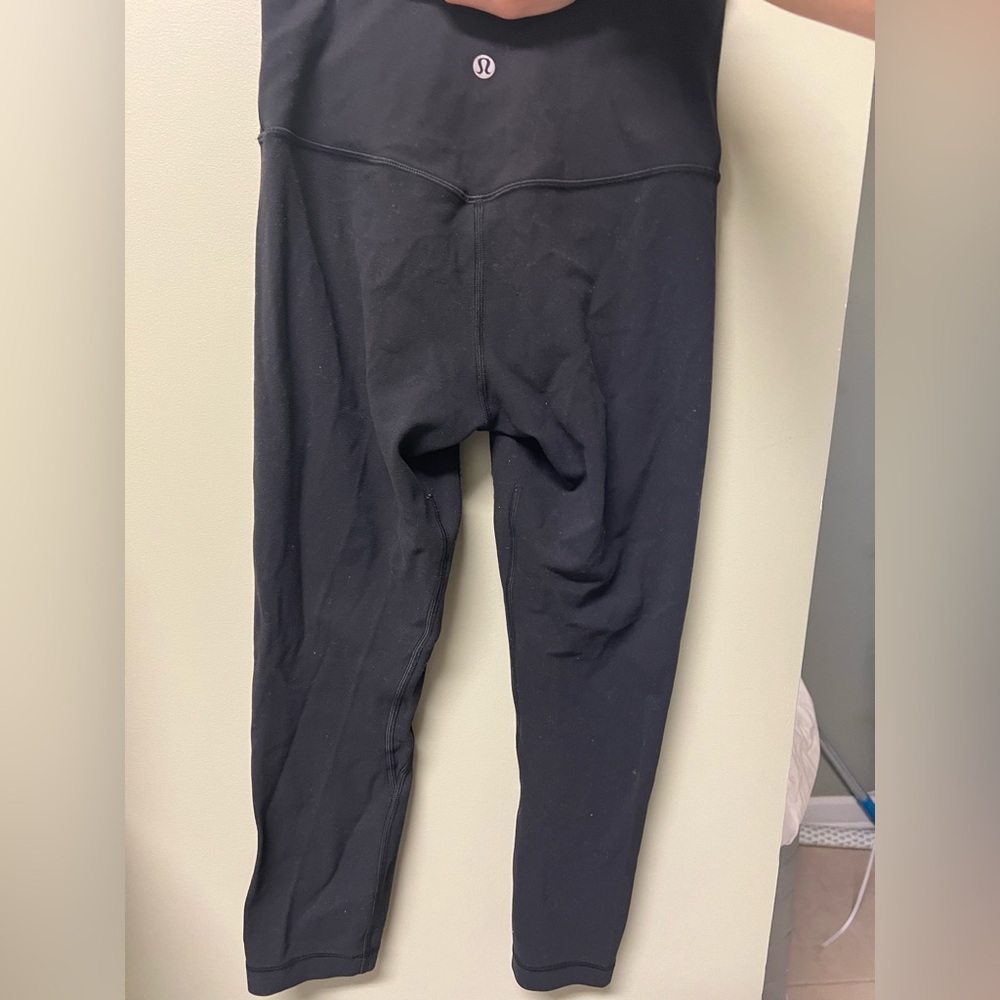 Lululemon Athletica Black Cropped Leggings